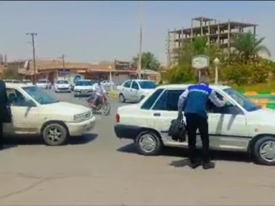 توزیع کیسه زباله خودرویی در شادگان همزمان با روز جهانی زمین پاک